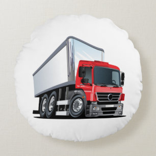 Coussins Ronds Camion de dessin