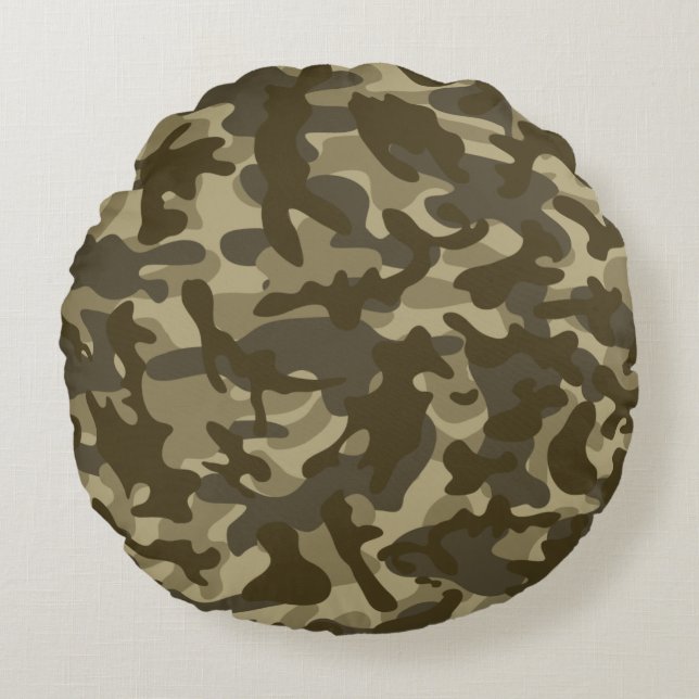 Coussins Ronds Camouflage central (Devant)