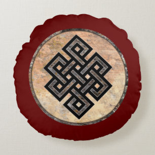 Coussins Ronds Canyons Celtic Knot Talking, Nouveau-Mexique