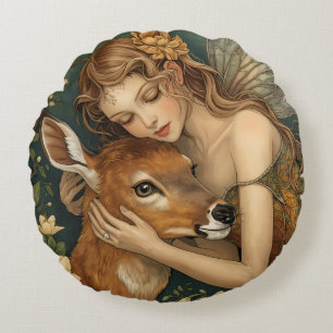 Coussins Ronds Caresse de fée - Le cœur tendre de la nature