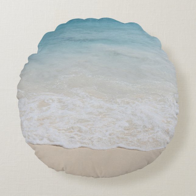 Coussins Ronds Caribbean Ocean Beach Bliss 6 (Devant)