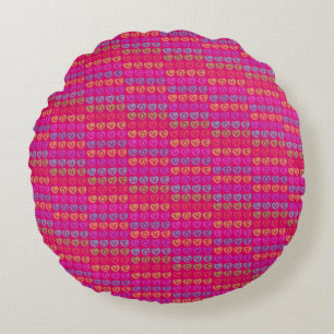 Coussins Ronds Carreau rond d'AMOUR
