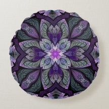 Carreau rond de Chanteuse Violett de La