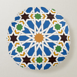 Coussins Ronds Carreaux andalous 10 (Real Alcazar, Séville)