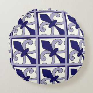 Coussins Ronds Carreaux Marocains Motif #2