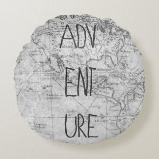 Coussins Ronds Carte d'aventure