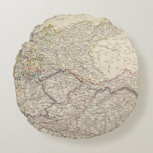 Coussins Ronds Carte générale de l'Allemagne