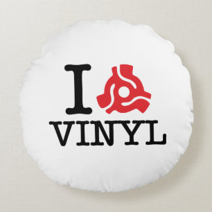 Coussins Ronds Carte I 45 Vinyl