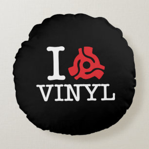 Coussins Ronds Carte I 45 Vinyl