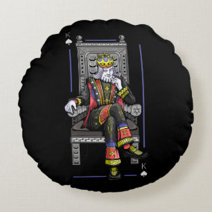 Coussins Ronds Carte King