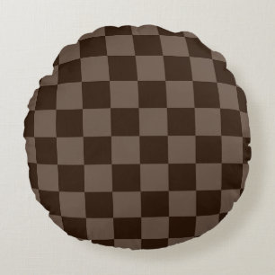 Coussins Ronds Carton Brown foncé et incy