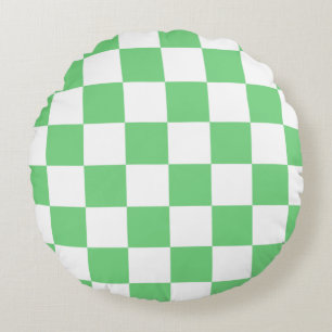Coussins Ronds Carton de tableau de bord vert rétro Y2K