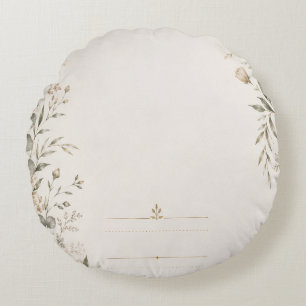 Coussins Ronds Carton d'invitation de mariage Héritage avec Botan