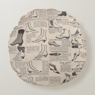 Coussins Ronds Catalogue publicitaire de chaussures anciennes