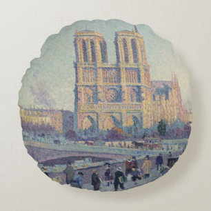 Coussins Ronds Cathédrale Notre-Dame Paris France Peinture classi