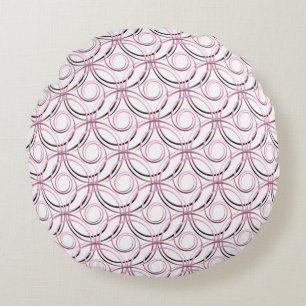Coussins Ronds cercles japonais abstraits motif