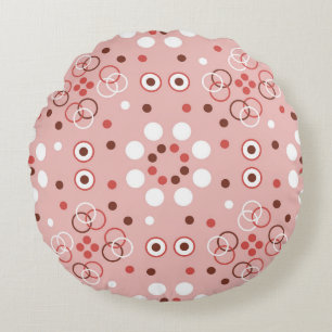 Coussins Ronds Cercles vintages : Charme Géométrique sans couture