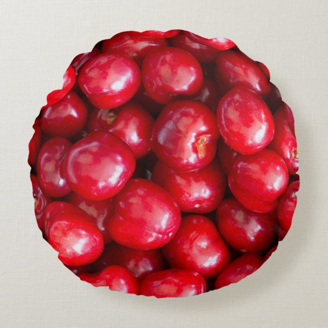 Coussins Ronds Cerise sucrée (Devant)