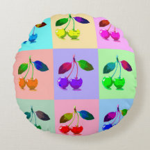 Cerises en style pop art