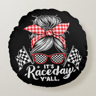 Coussins Ronds C'est le jour de la course, vous tous course