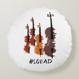 Coussins Ronds Chaînes Instruments de musique Squad