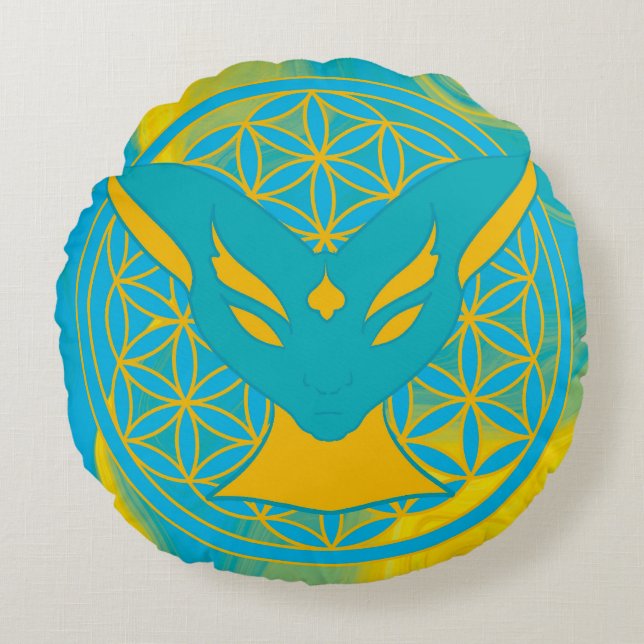 Coussins Ronds Chamalion Looli (Devant)