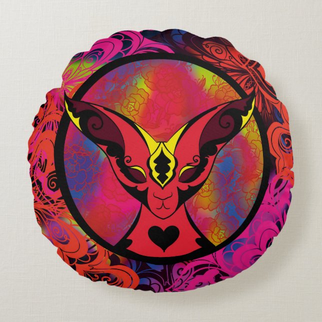 Coussins Ronds Chamalion Looli (Devant)