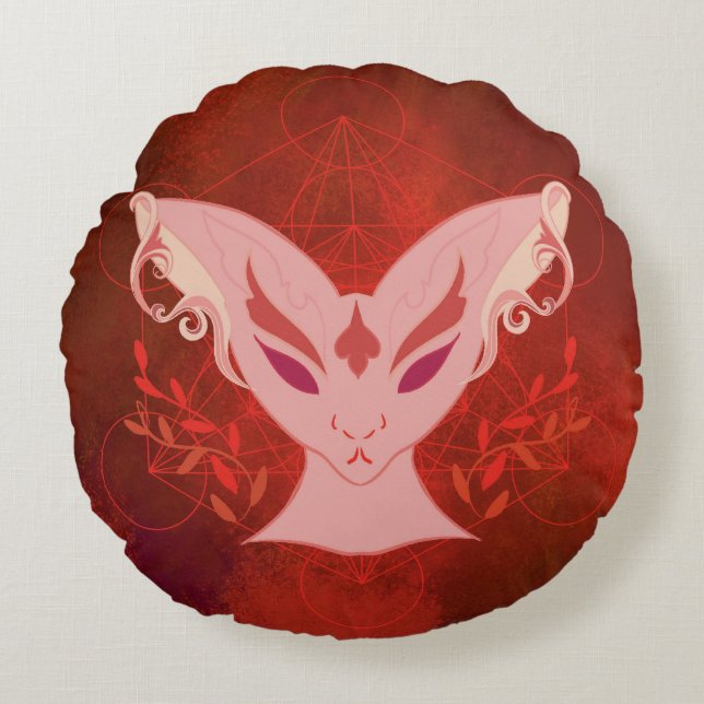 Coussins Ronds Chamalion Poopi (Devant)