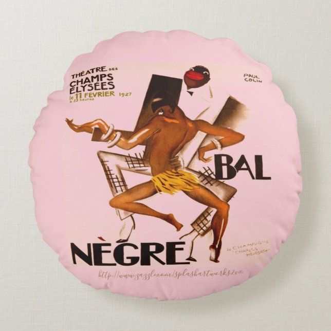 Coussins Ronds "Champs Elysées" (Devant)