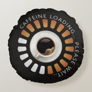 Coussins Ronds Chargement de caféine