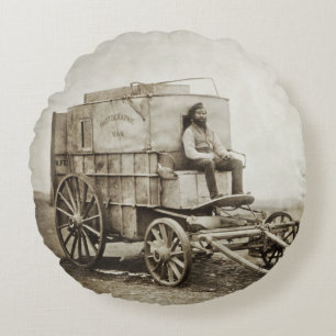 Coussins Ronds Chariot photographique de Roger Fenton Photo Réali