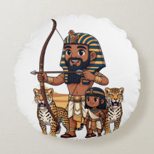Chasse dans l'Égypte antique avec des léopards