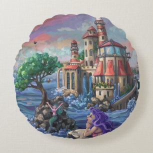 Coussins Ronds Château de Mermaid