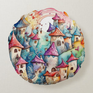 Coussins Ronds Château magique Fairyland