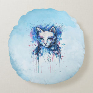 Coussins Ronds Chaton
