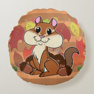 Coussins Ronds Cheeky Chipmunk -