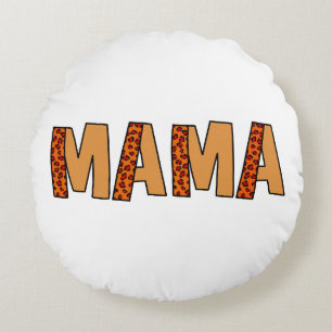 Coussins Ronds Cheetah Print Leopard Maman