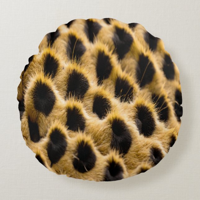 Coussins Ronds Cheetah Skin (Devant)