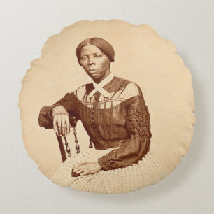 Coussins Ronds Chemin de fer abolitionniste Harriet Tubman