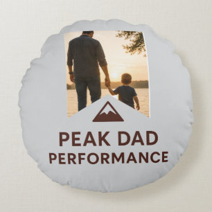 Coussins Ronds Chemise de Performance Papa au Maximum Cadeau Drôl