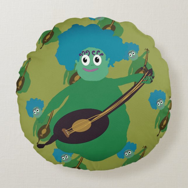 Coussins Ronds Chéri de bonne nuit (Devant)