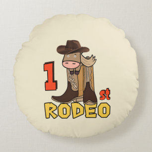 Coussins Ronds Cheval de Cowboy