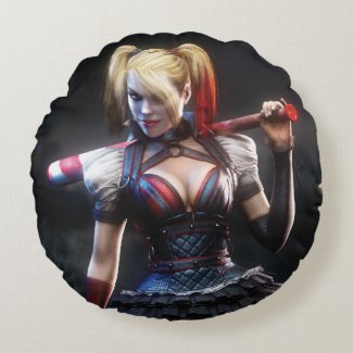 Coussin rond « Harley Quinn » Coussin rond « Harley Quinn »