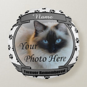 Coussins Ronds Chien ou Chat Forever se souvient de la mémoire d