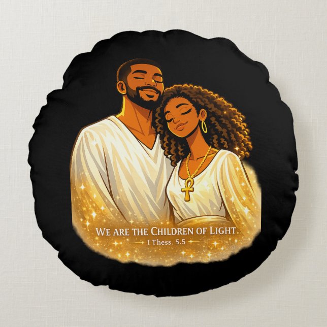 Coussins Ronds Children of Light (Devant)