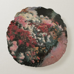 Coussins Ronds Chrysanthèmes par Dennis Bunker Miller, Beaux-arts