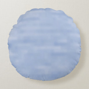 Coussins Ronds Ciel bleu clair minimaliste abstrait motif mignon