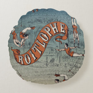 Coussins Ronds Cirque Victorien d'Époque