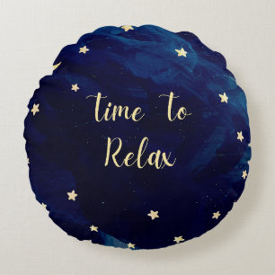 Coussins Ronds Citation Relax - Starry Night Sky Inspiration