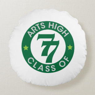 Coussins Ronds Classe Arts High School de 77 Logo